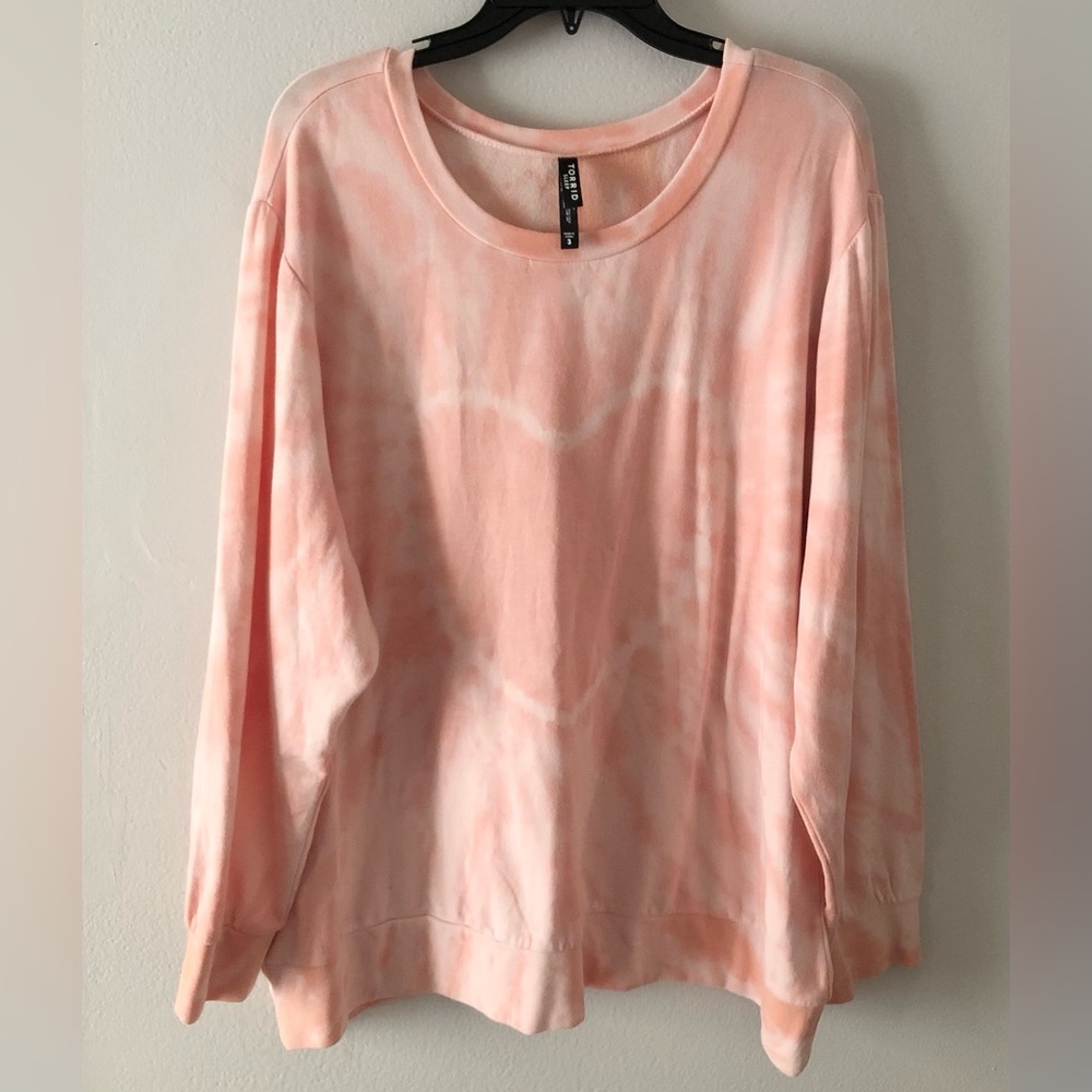 Torrid Tie-Dye Long Sleeve Sweatshirt